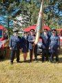 Svěcení hasiščkých praporů v Telči a účast SDH Křenovice