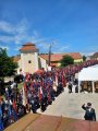 Svěcení hasiščkých praporů v Telči a účast SDH Křenovice